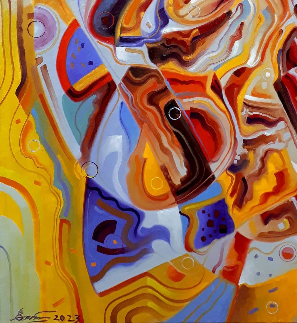 Oil painting Whisky time Sergey Voichenko - 6