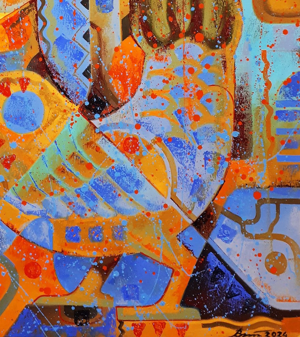 Oil painting Fish de Bird Sergey Voichenko - 7