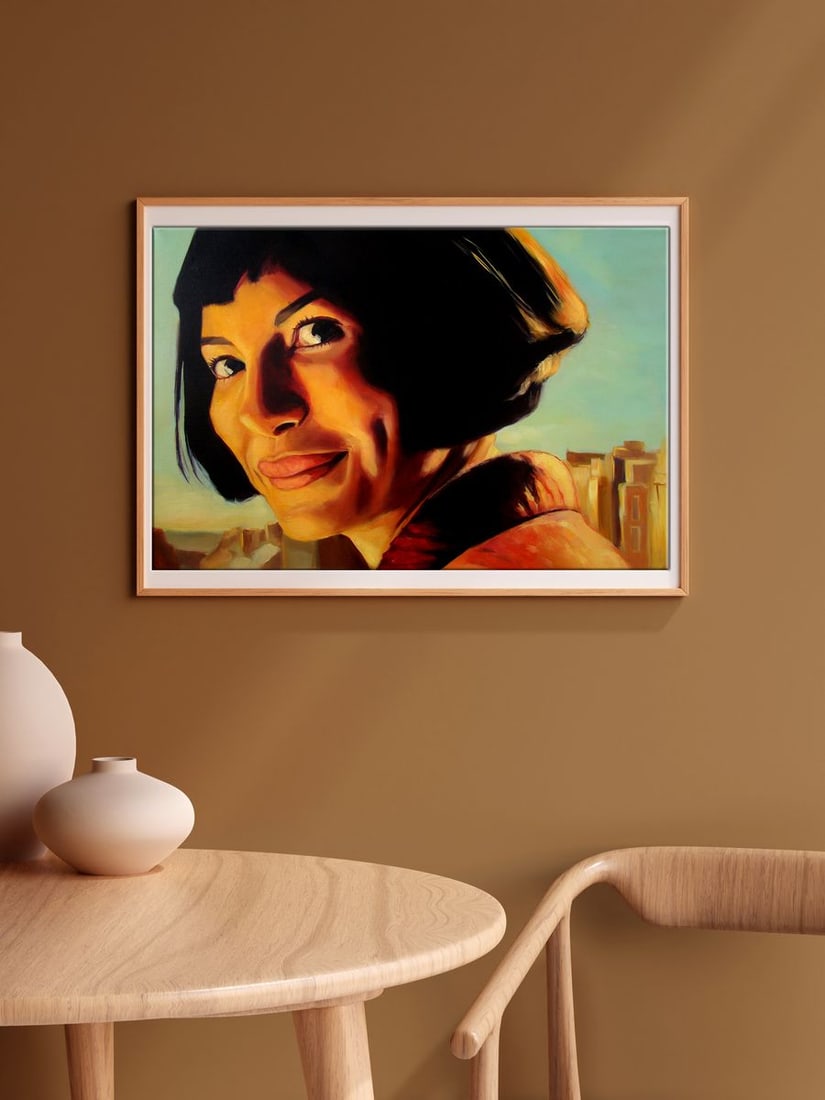 Oil painting Crazy eyes Yulia Lihina - 2