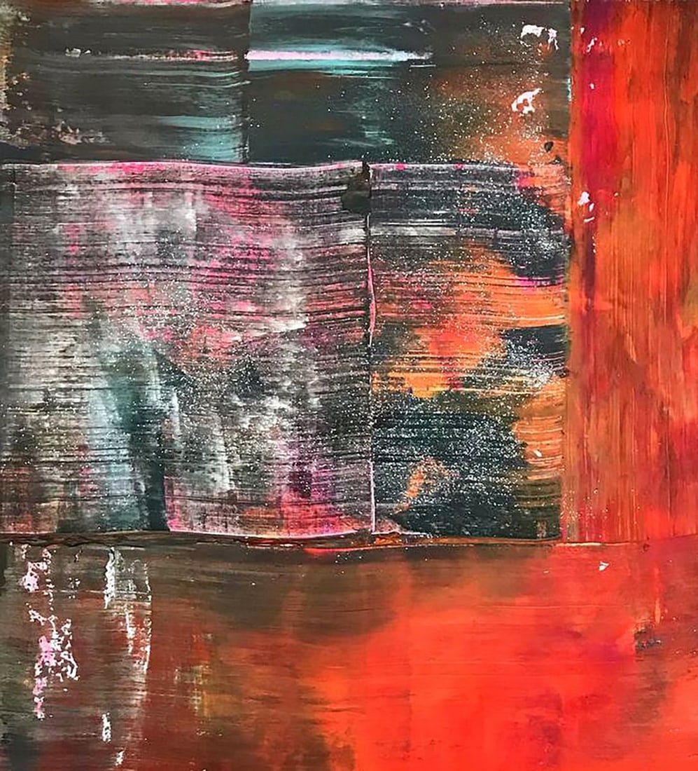 Acrylic painting LOVE Olga Melezhik - 4