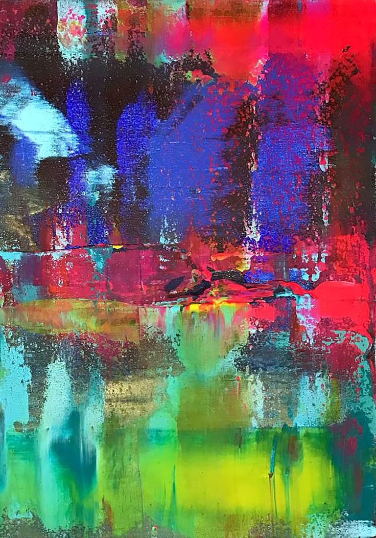 Acrylic painting Magic wand Olga Melezhik - 5