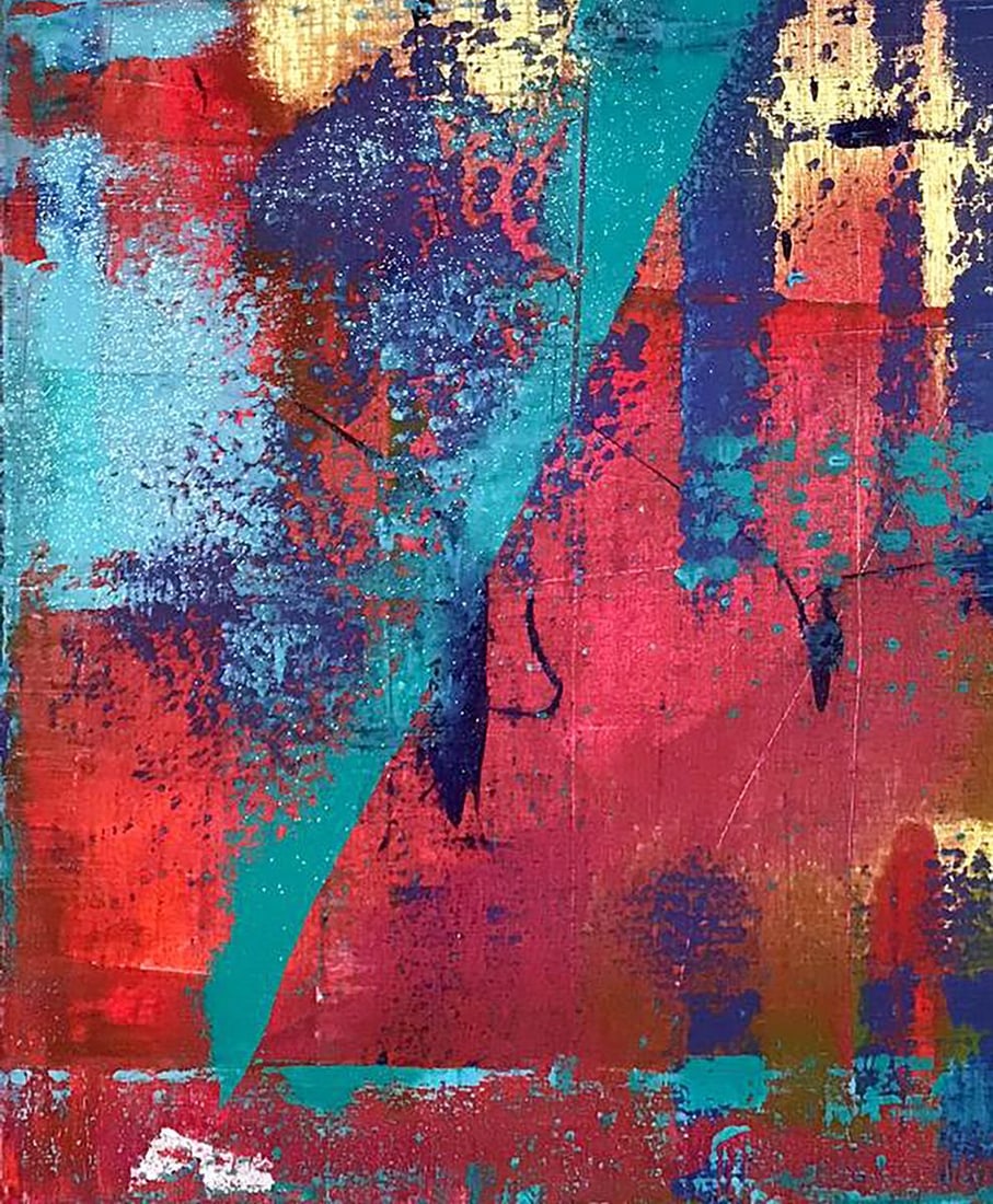 Acrylic painting Summer breeze Olga Melezhik - 6