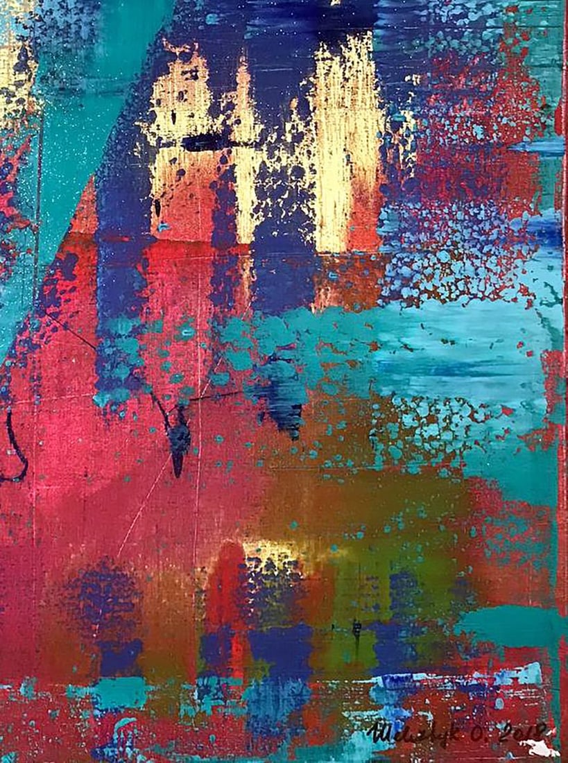 Acrylic painting Summer breeze Olga Melezhik - 7