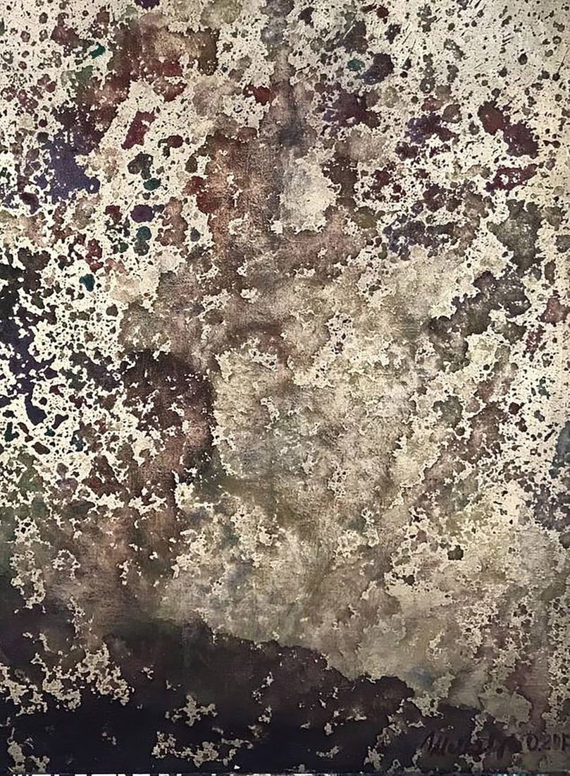 Acrylic painting Think with your body Olga Melezhik - 7