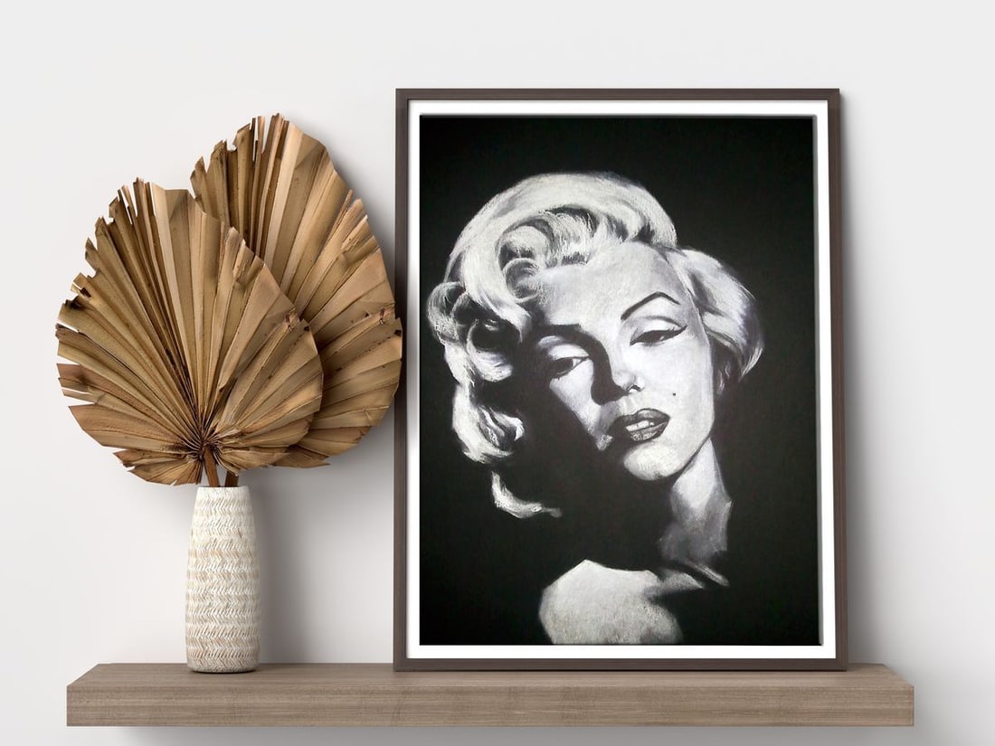 Coal painting Secret Yulia Lihina - 2