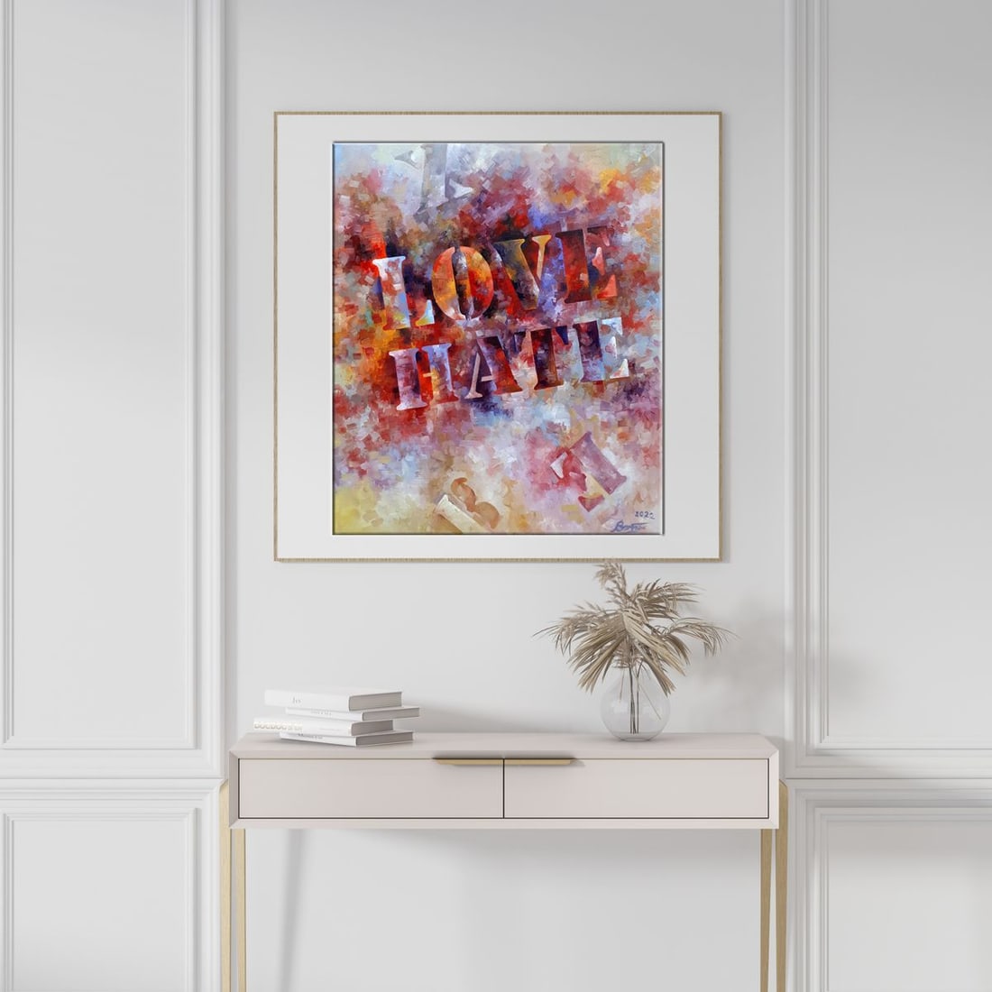 Oil painting Love-hate Sergey Voichenko - 2