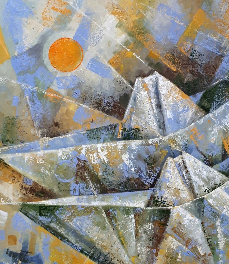 Oil painting Paper storm Sergey Voichenko - 4