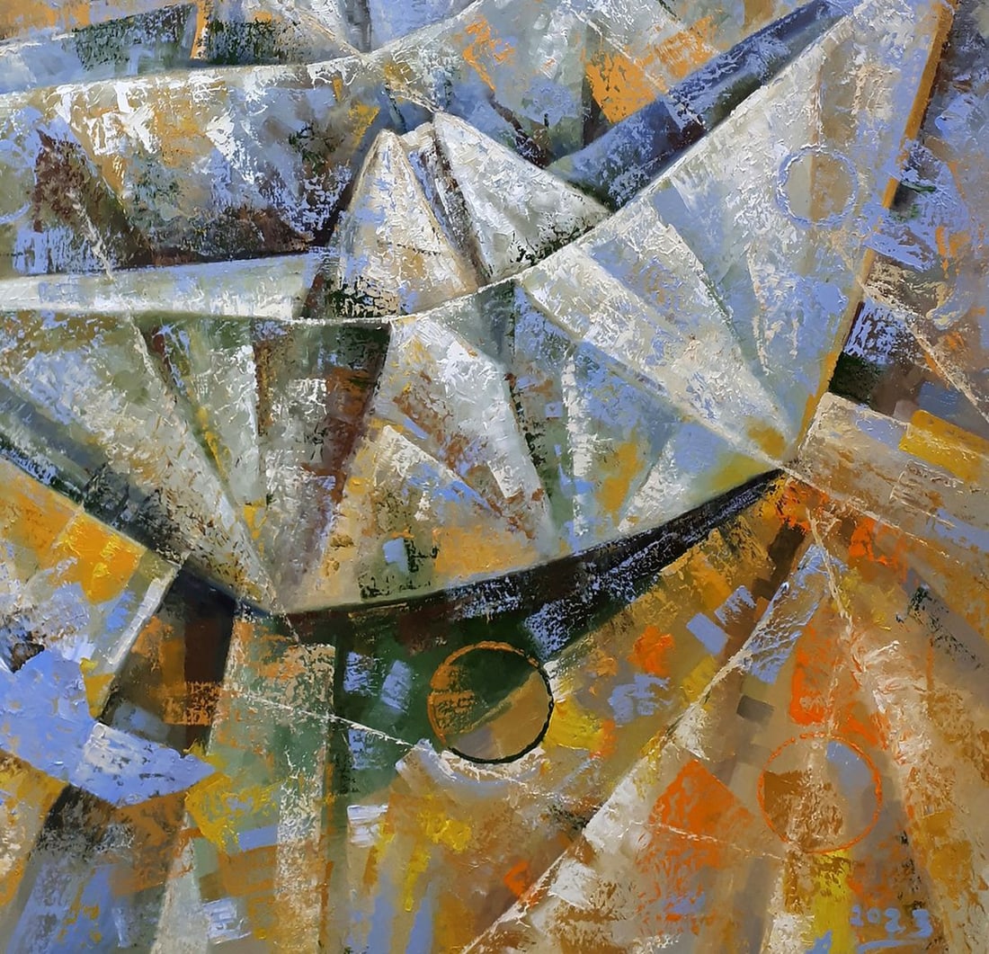 Oil painting Paper storm Sergey Voichenko - 7