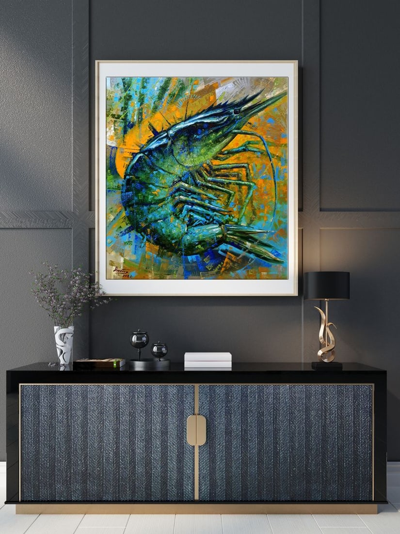 Oil painting Shrimp Sergey Voichenko - 2