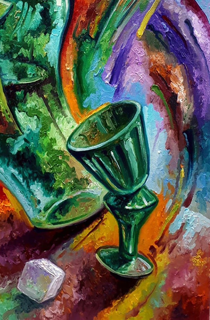 Oil painting Absinthe please Sergey Voichenko - 7