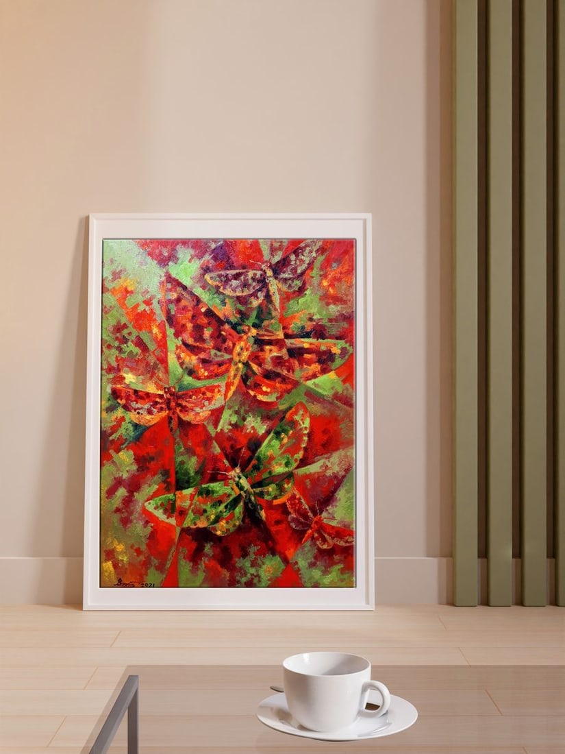 Oil painting Flight vector Sergey Voichenko - 2