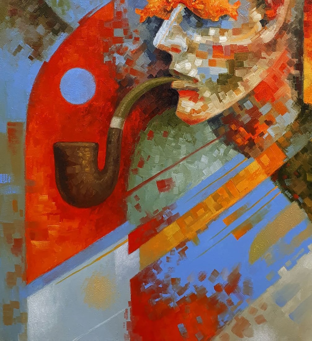 Oil painting Evening tube Sergey Voichenko - 6