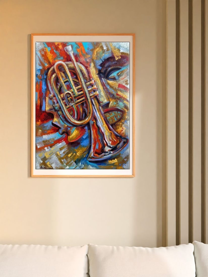 Oil painting Deep jazz Sergey Voichenko - 2