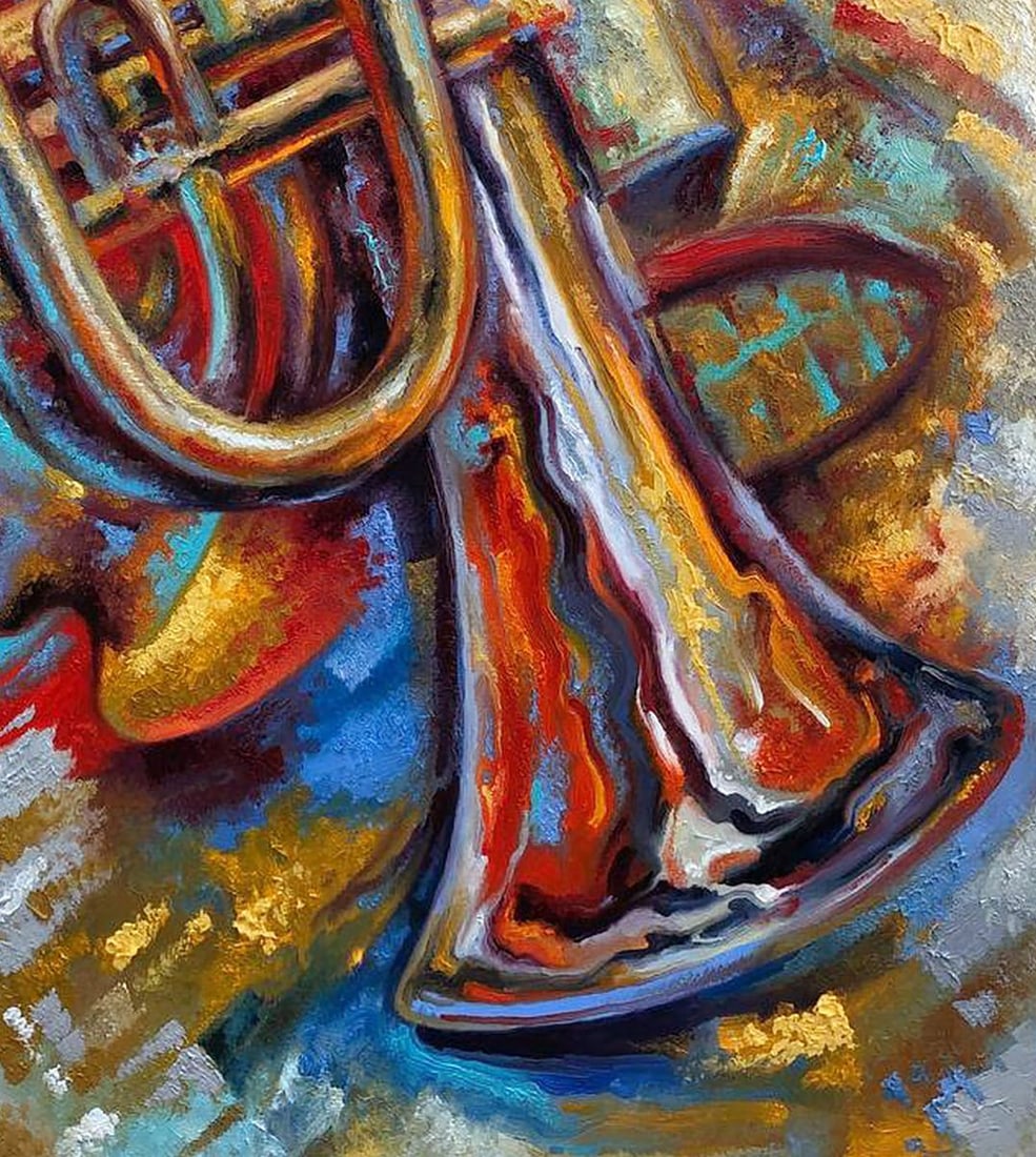 Oil painting Deep jazz Sergey Voichenko - 7