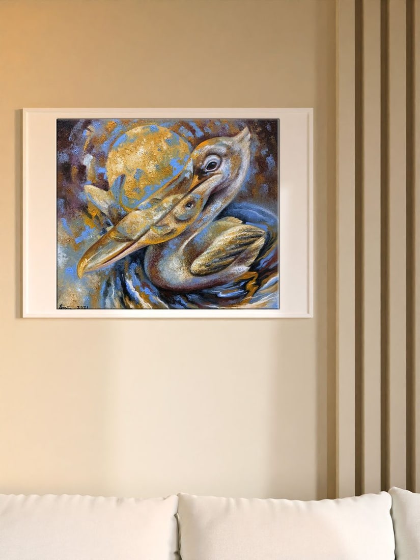 Oil painting The soul of a pelican Sergey Voichenko - 3