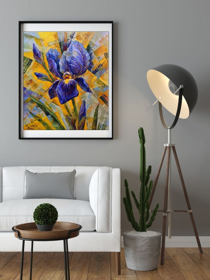 Oil painting Iris Sergey Voichenko - 2