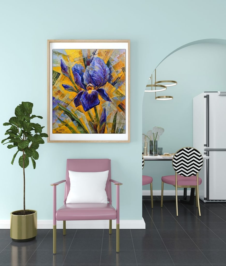 Oil painting Iris Sergey Voichenko - 3