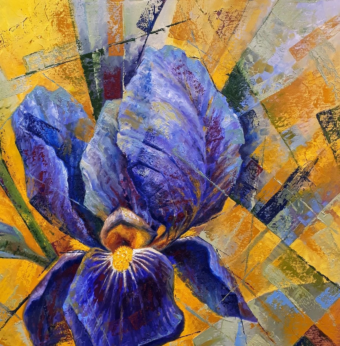 Oil painting Iris Sergey Voichenko - 5