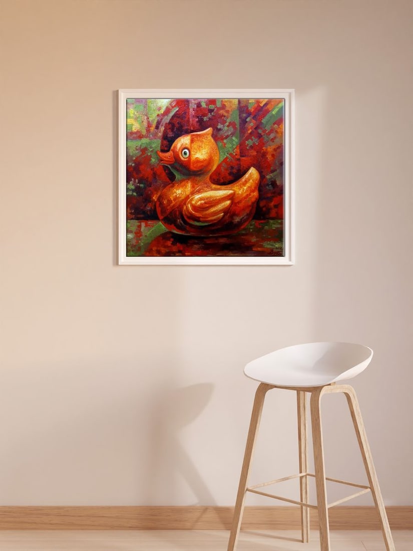 Oil painting Duckling Sergey Voichenko - 2