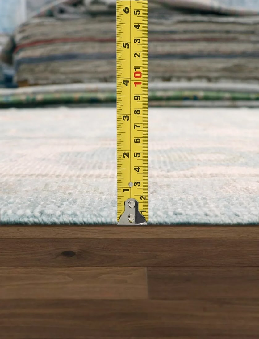 Pasargad Home Turkish Oushak Wool Blue Area Rug- 9' 5'' X 12'11'' - 5