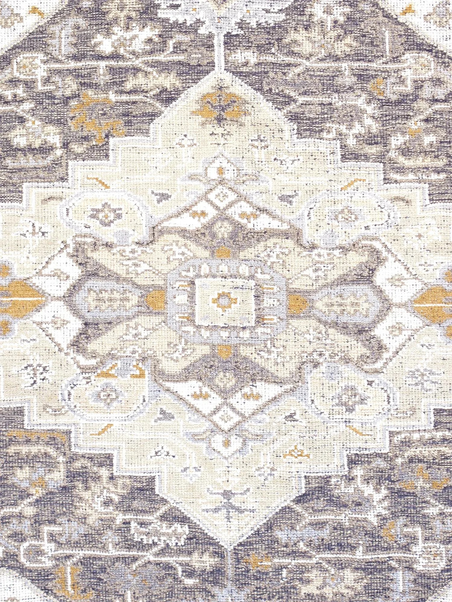 Pasargad Home Serapi Hand-Knotted Blue Area Rug- 8' 2'' X 10' 2'' - 2