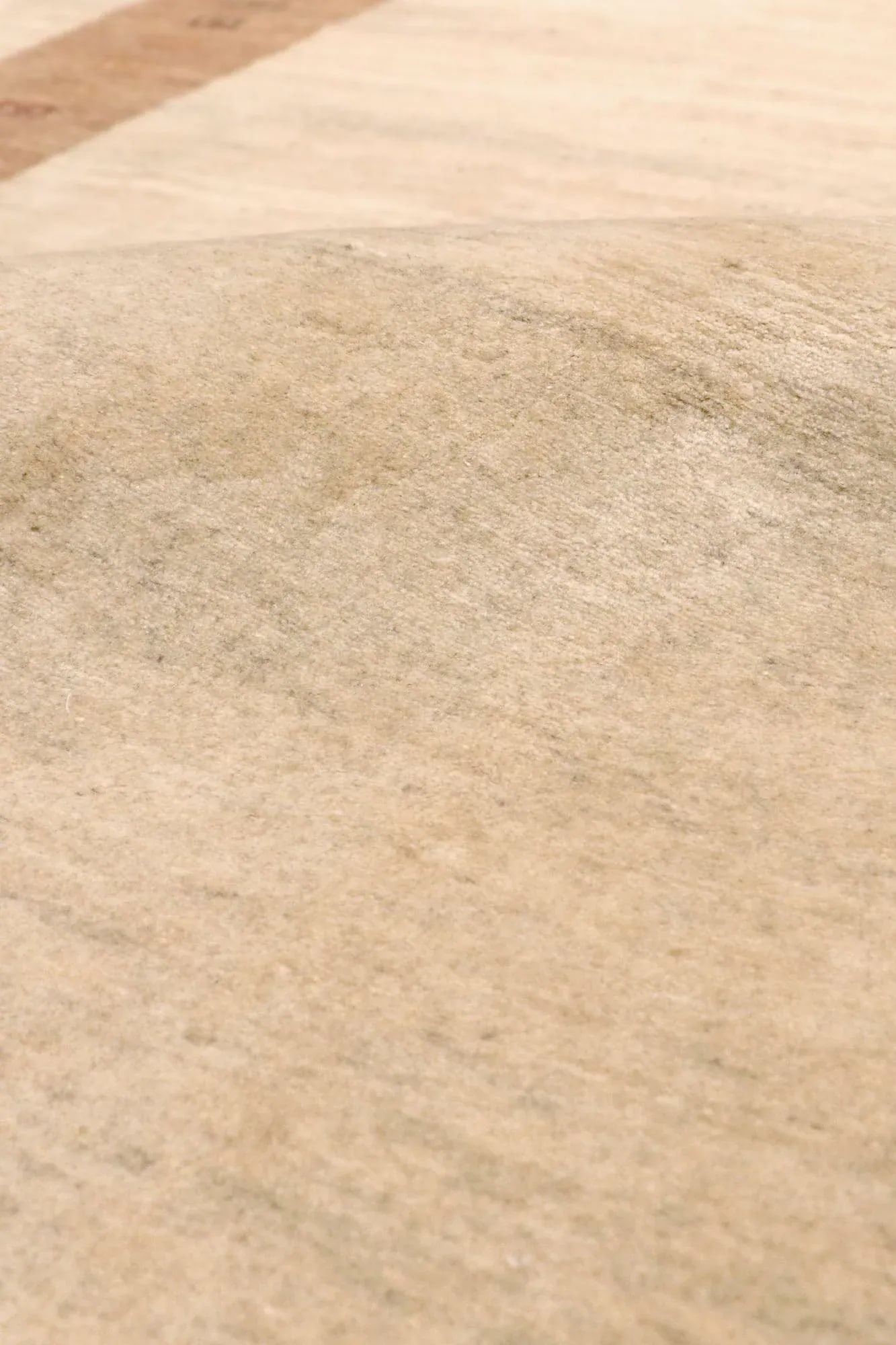 Pasargad Home Gabbeh Lamb's Wool Ivory Area Rug- 4'11'' X 6' 5'' - 4