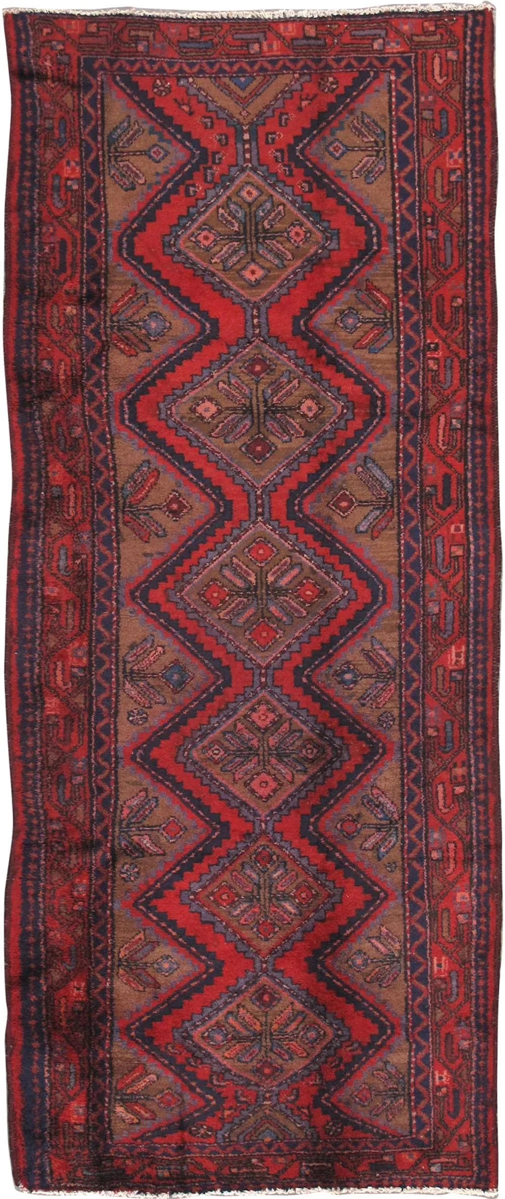 Vintage Hamadan Camel/Camel Rug, 5' 5" X 9' 1" - 4