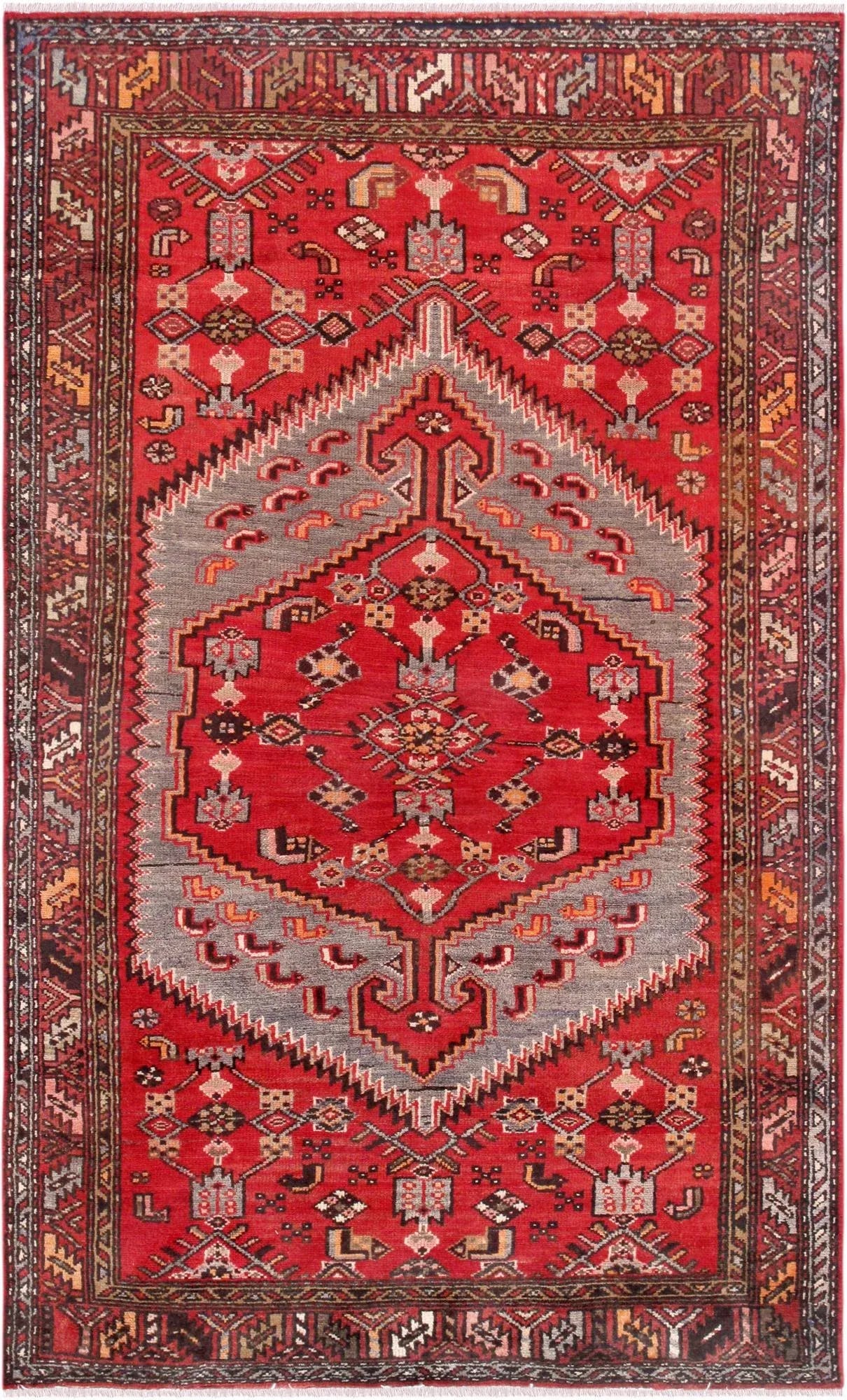 Vintage Shiraz Rust Rug, 4' 3" X 7' 2" - 4