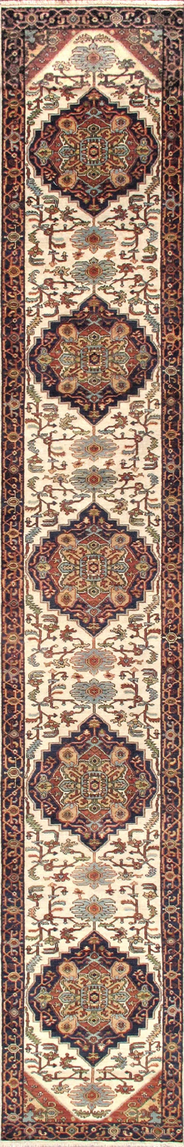 Pasargad Home Serapi Wool Runner- 3' 0" X 23' 9"