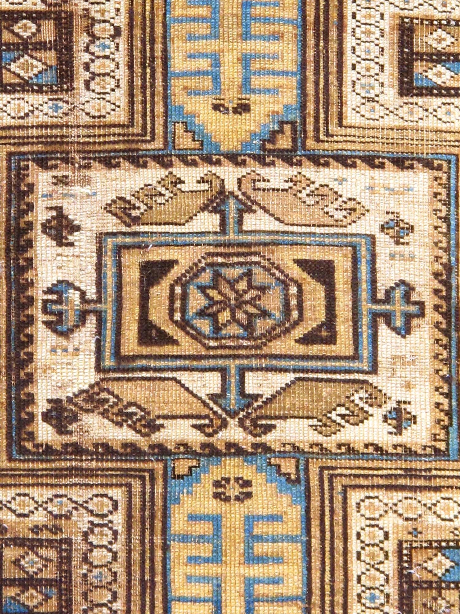 Pasargad Home Antique Kazak Area Rug, 3' 7'' X 5' 2'' - 2