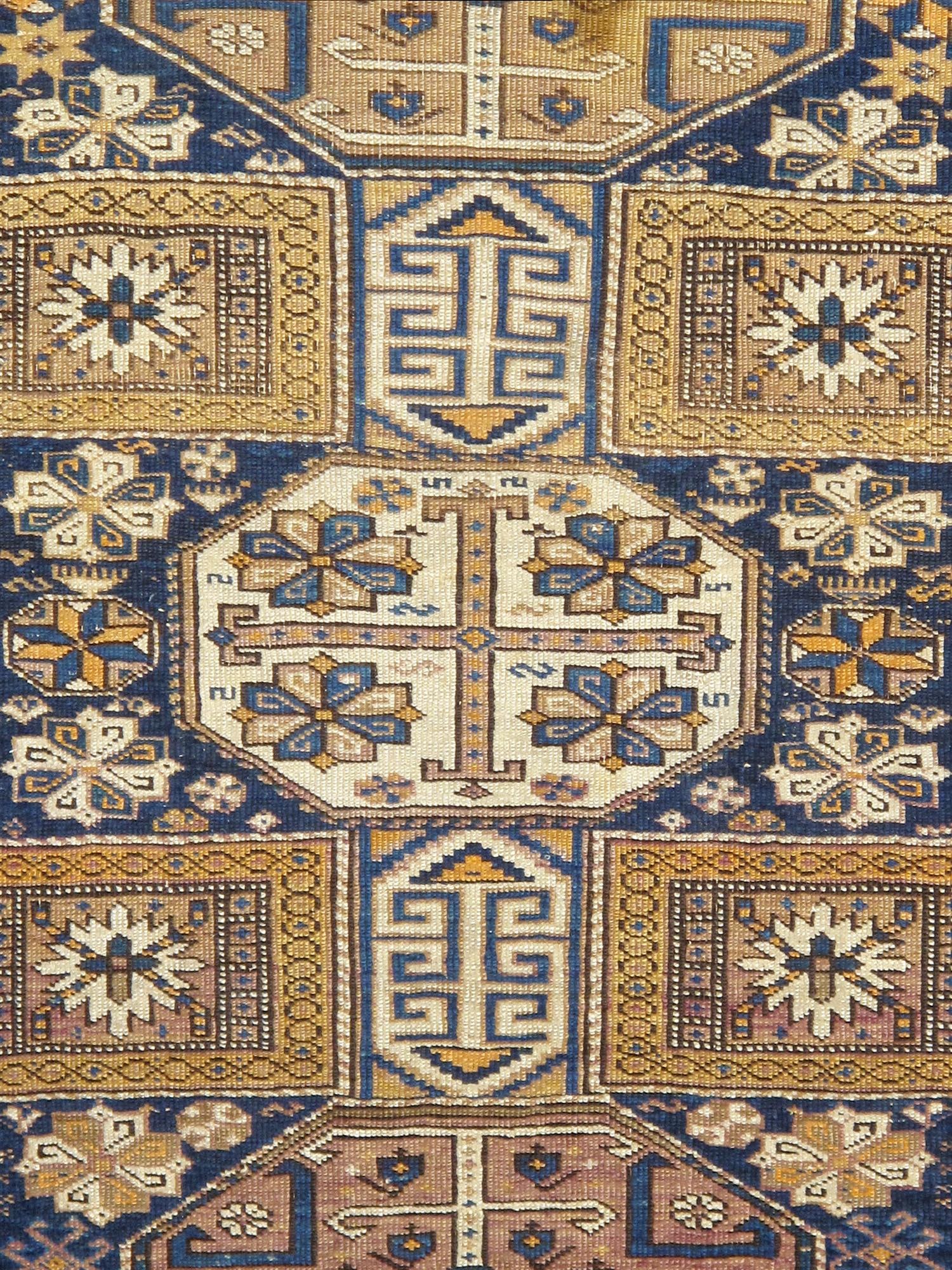 Pasargad Home Antique Kazak Area Rug, 3' 9'' X 5' 4'' - 2