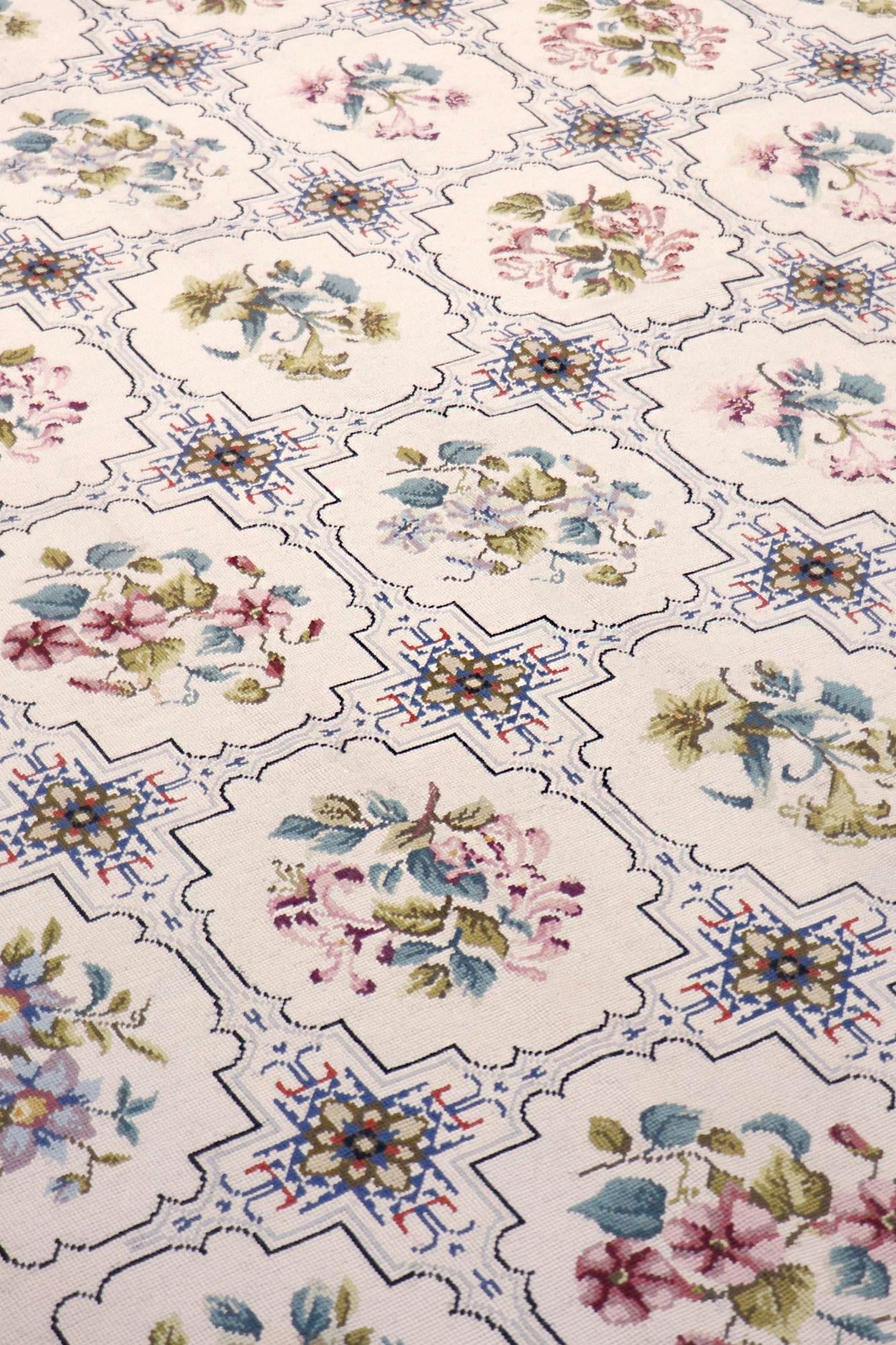 Pasargad Home Abusson Ivory Wool Area Rug, 8' 9'' X 12' 2'' - 5