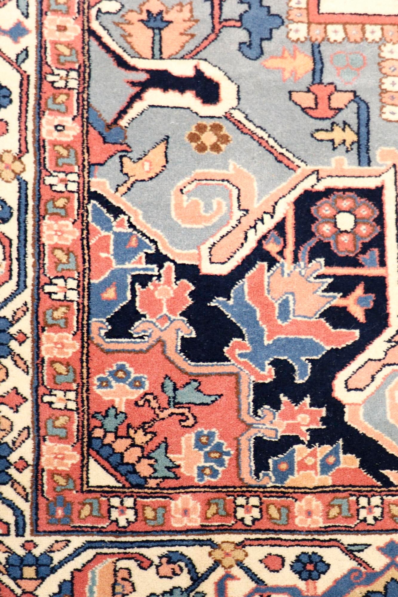 Pasargad Home Serapi Ivory Wool Area Rug, 9' 0'' X 12' 1'' - 2