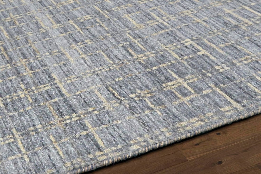 Pasargad Home Slate Collection Silk & Wool Area Rug-10' X 14' - 4