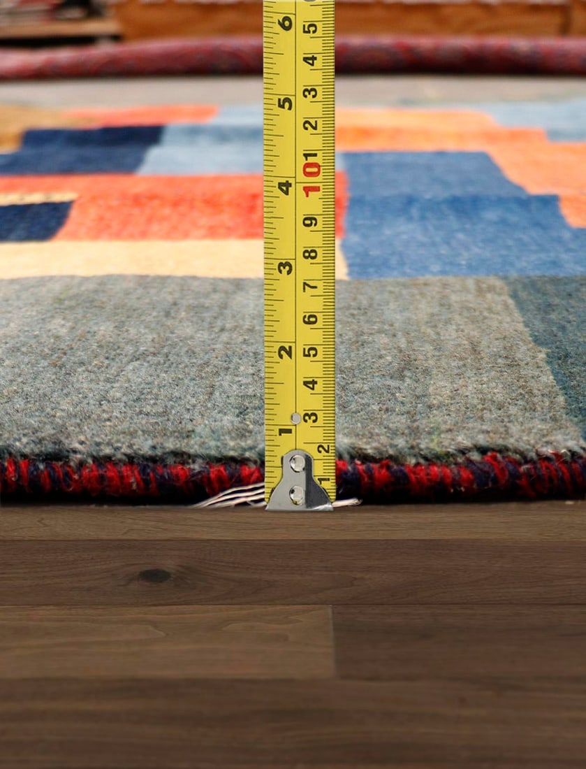 Gabbeh Wool Area Rug- 6' 8'' X 10' 1'' - 5