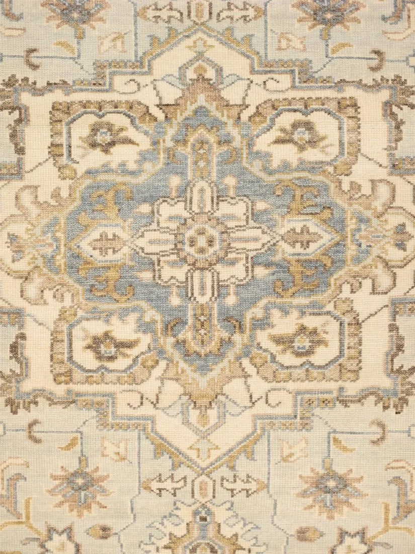 Pasargad Home Serapi L. Blue Wool Area Rug-7' 9'' X 10' 1'' - 2