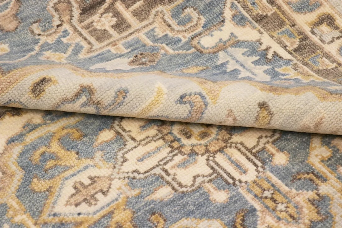 Pasargad Home Serapi L. Blue Wool Area Rug-7' 9'' X 10' 1'' - 3