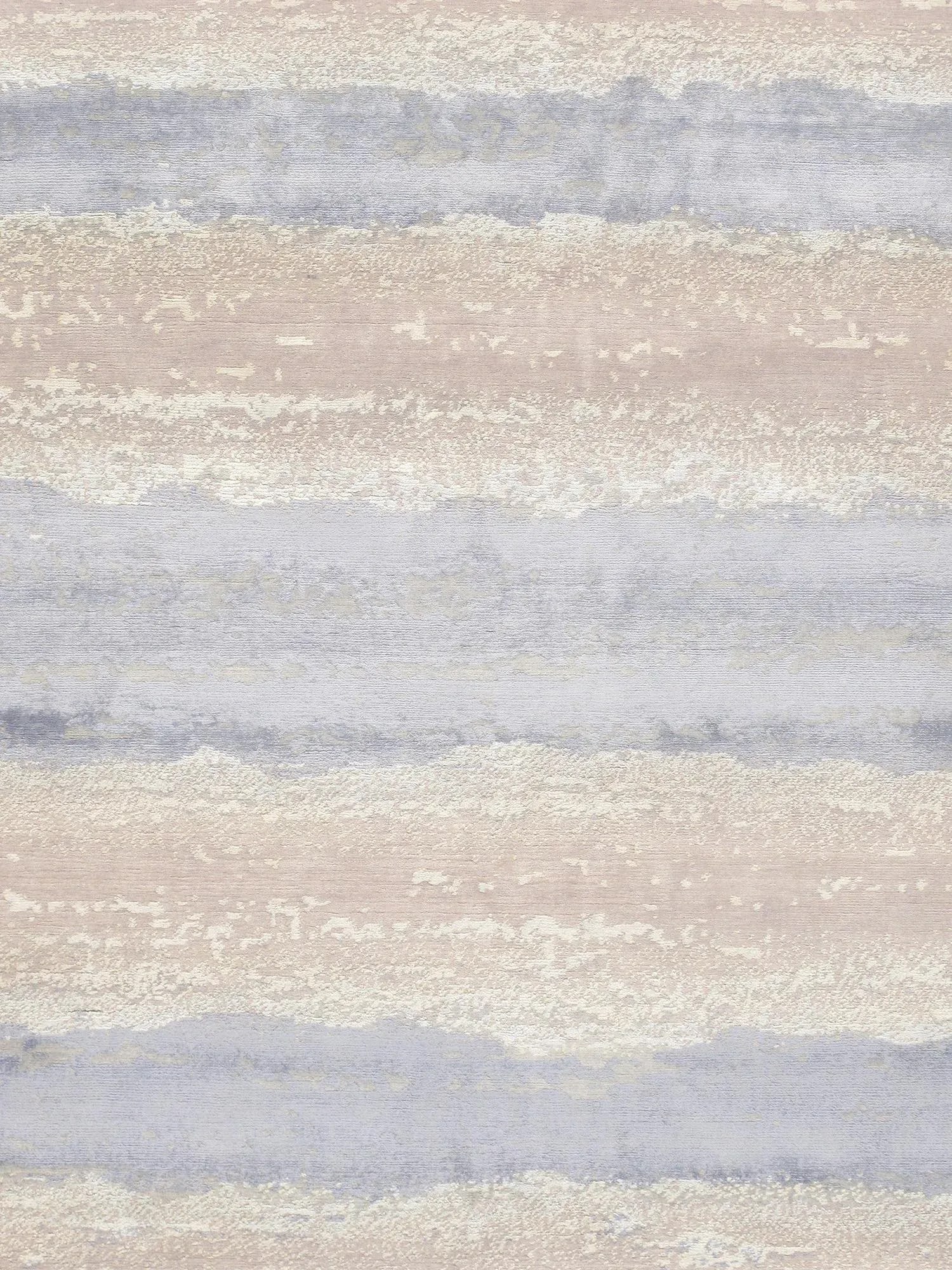 Pasargad Home Modern Hand-Knotted Silk & Wool Area Rug, 8' 1" X 9'11" - 2