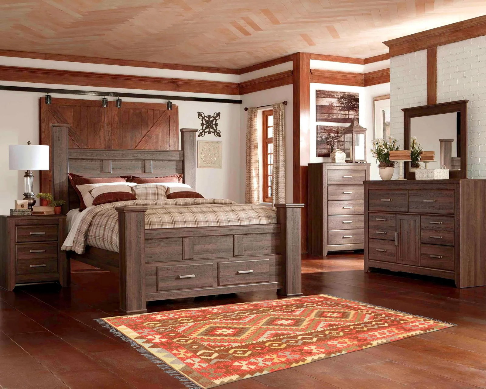 Vintage Kilim Multicolor Rug, 3' 3" X 5' 1" - 3