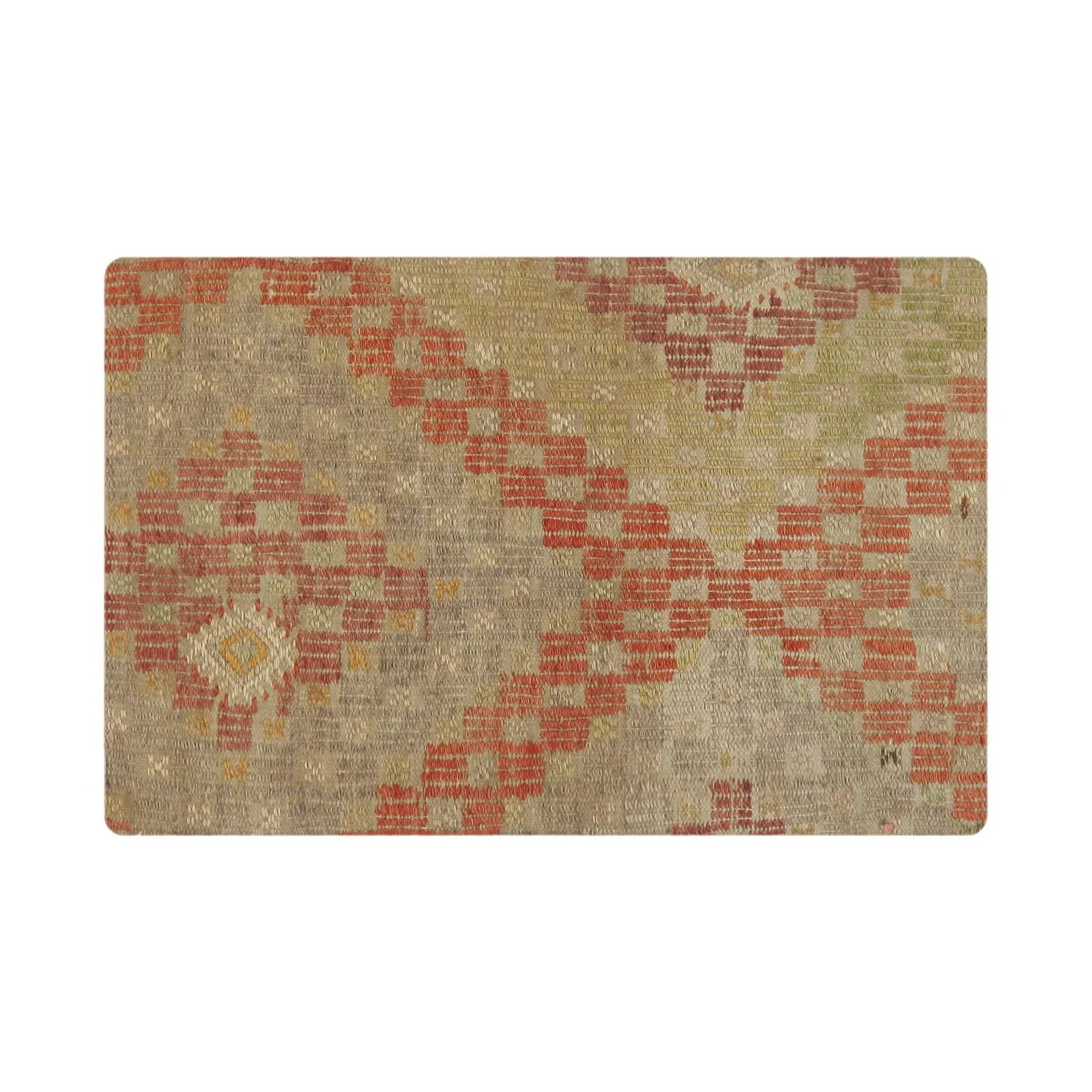 Vintage Turkish Kilim Accent Pillow Cover - 2