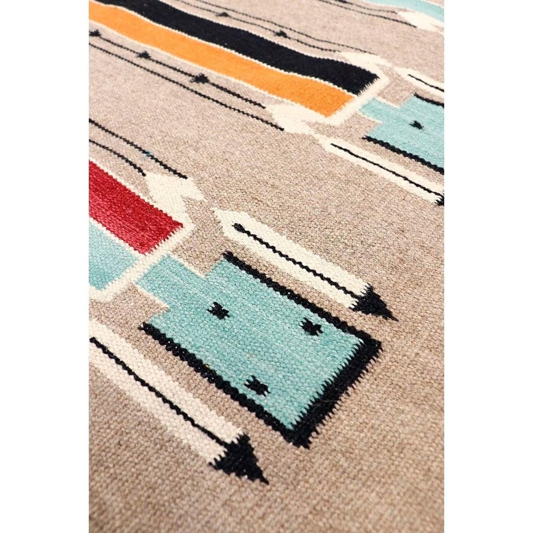 Tuscany Wool Mocha Area Rug, 4' 3'' X 6' 1'' - 3