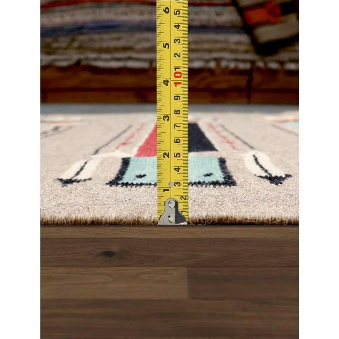 Tuscany Wool Mocha Area Rug, 4' 3'' X 6' 1'' - 5
