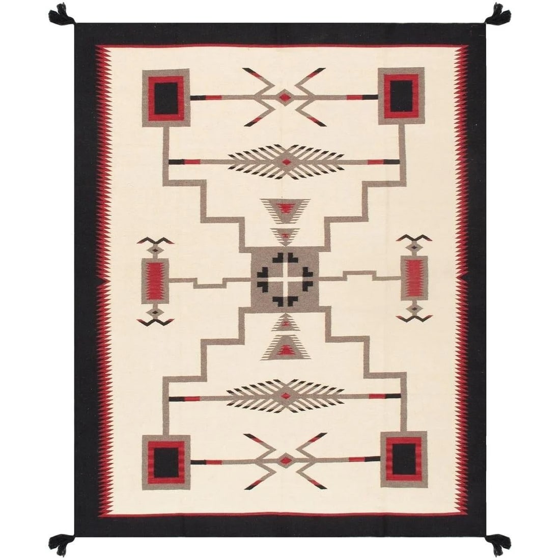 Tuscany Wool Ivory Area Rug, 6' 2'' X 8' 9'' - 7