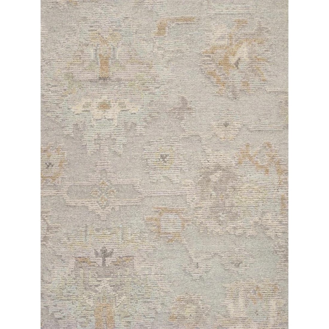 Oushak Wool Silver Area Rug, 9' 3'' X 12' 0'' - 2