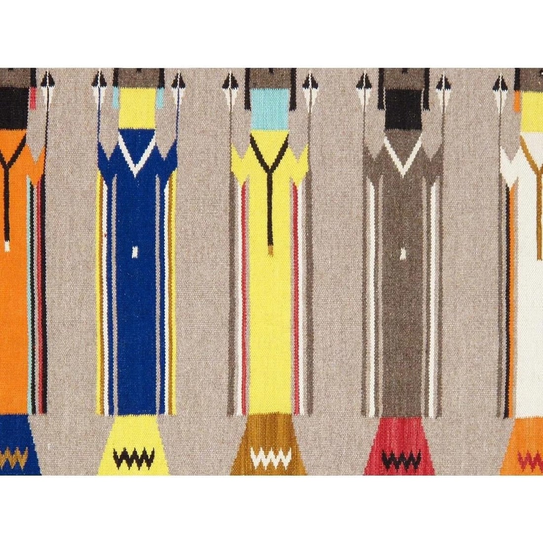 Tuscany Wool Mocha Area Rug, 5' 1'' X 6' 8'' - 2