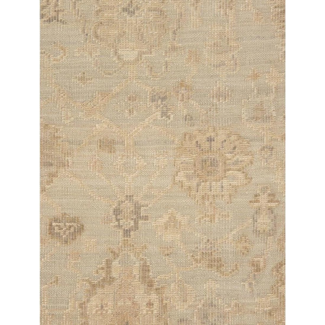 Oushak Wool Blue Area Rug, 9' 1'' X 11' 9'' - 2