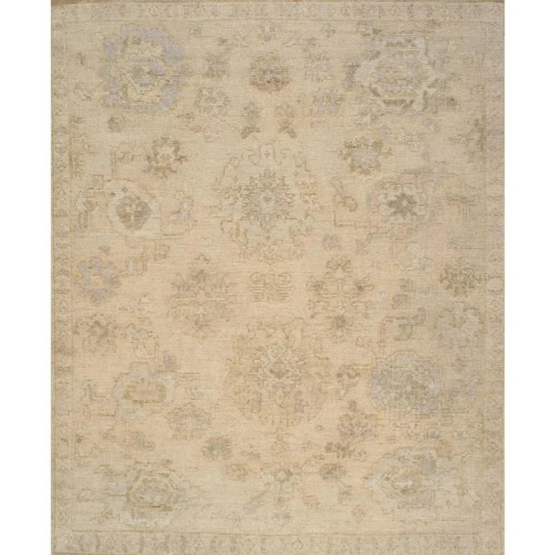 Oushak Wool Cream Area Rug, 8' 3'' X 10' 3'' - 5