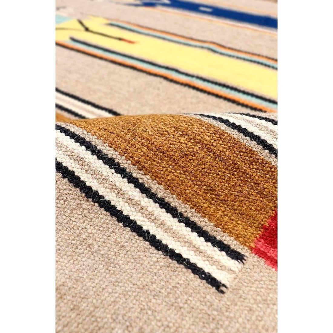 Tuscany Wool Mocha Area Rug, 4' 3'' X 5'10'' - 4