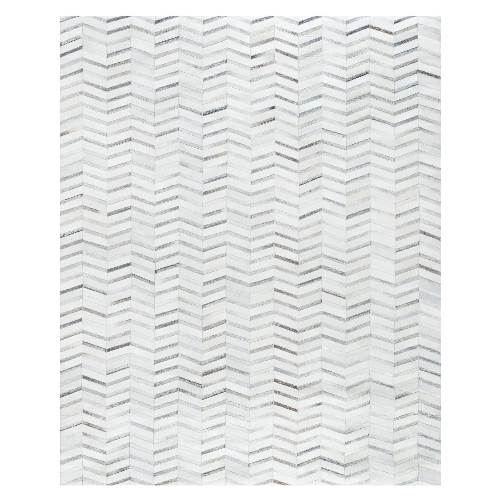 Galaxy Cowhide Silver Area Rug, 5' 0'' X 8' 0'' - 4