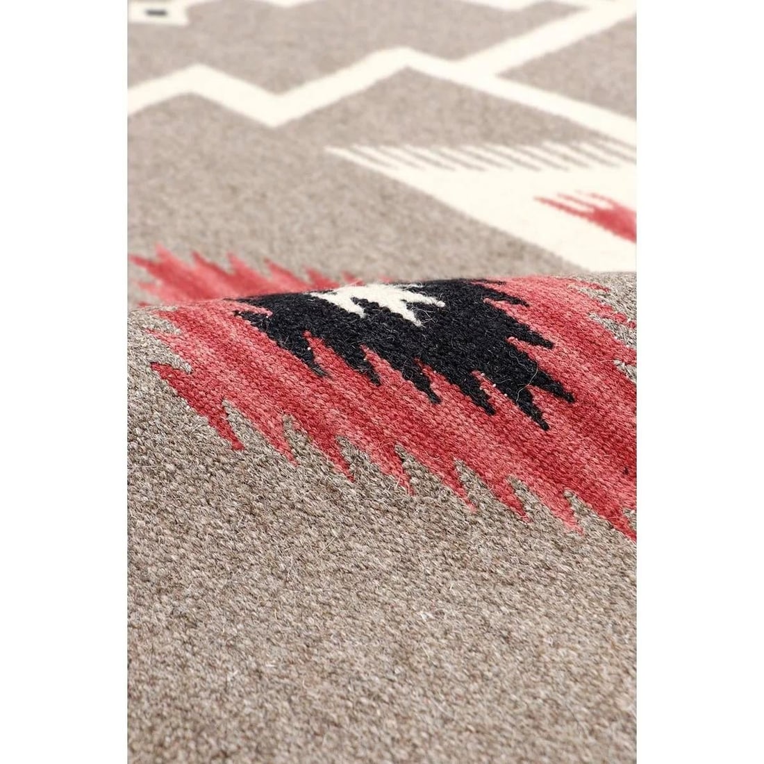 Tuscany Wool Mocha Area Rug, 4'10'' X 7' 0'' - 4